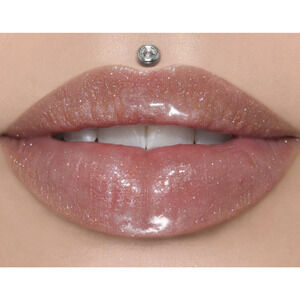 Jeffree Star Cosmetics The Lip Gloss Pretzel Drip Rose Gold Sheer Glitter New